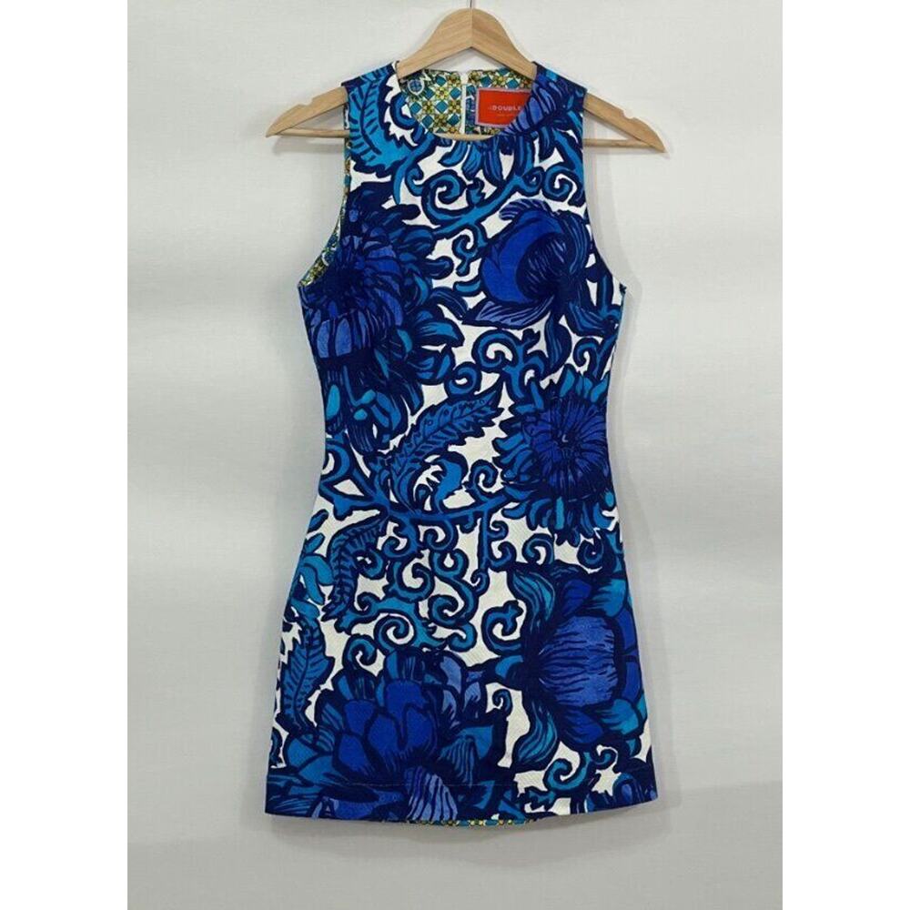 LA DoubleJ Blue and White Floral Mini Dress - Picture 8 of 10